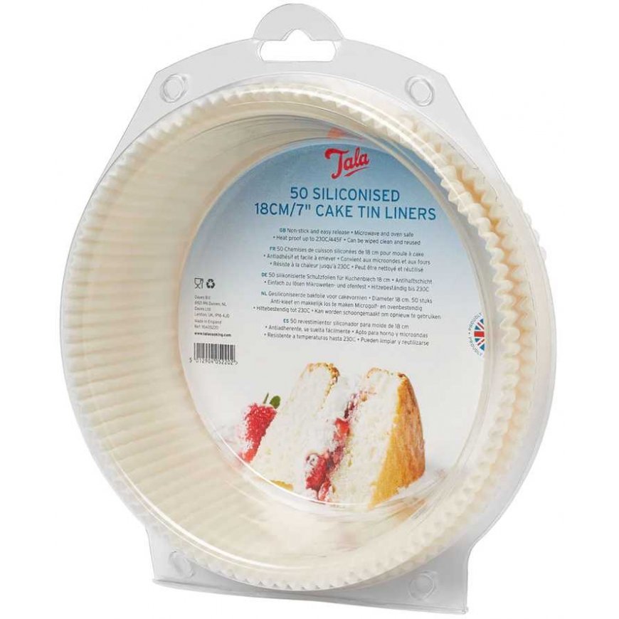 Tala silikoniset leivontamuotit 18 cm - 50 kpl. – 3