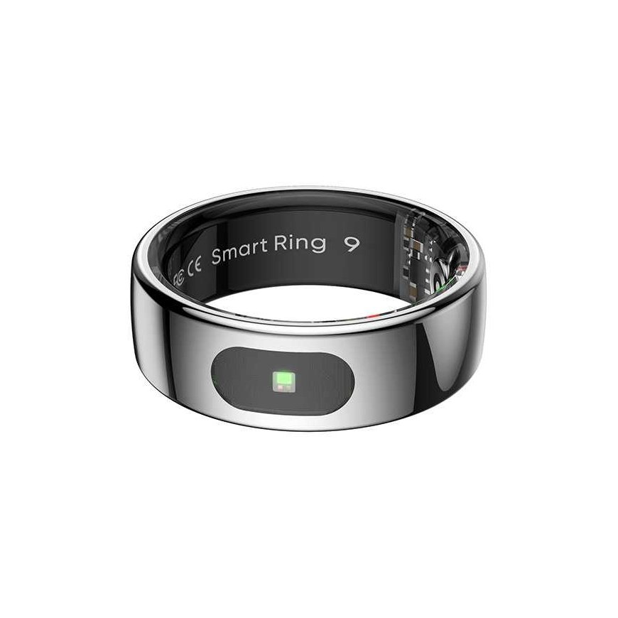 "Smart RING PRO" silver, measures stress, heart rate, monitors sleep, 12 chapters, Powerton – 5