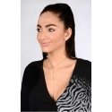 Stylish pink gold-plated necklace Stylish pink gold-plated necklace