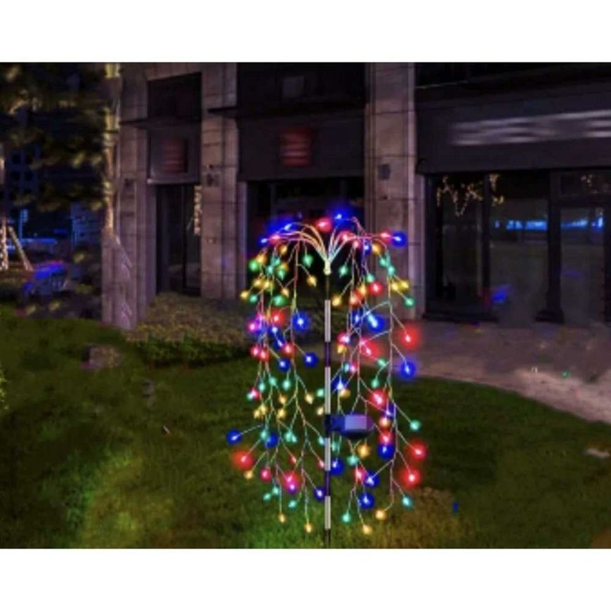 Saska Garden SAULĖS LEMPANŲ MEDŽIO FEJERVERKAI DAUGIAKALVĖS 72CM 120 LED – 3