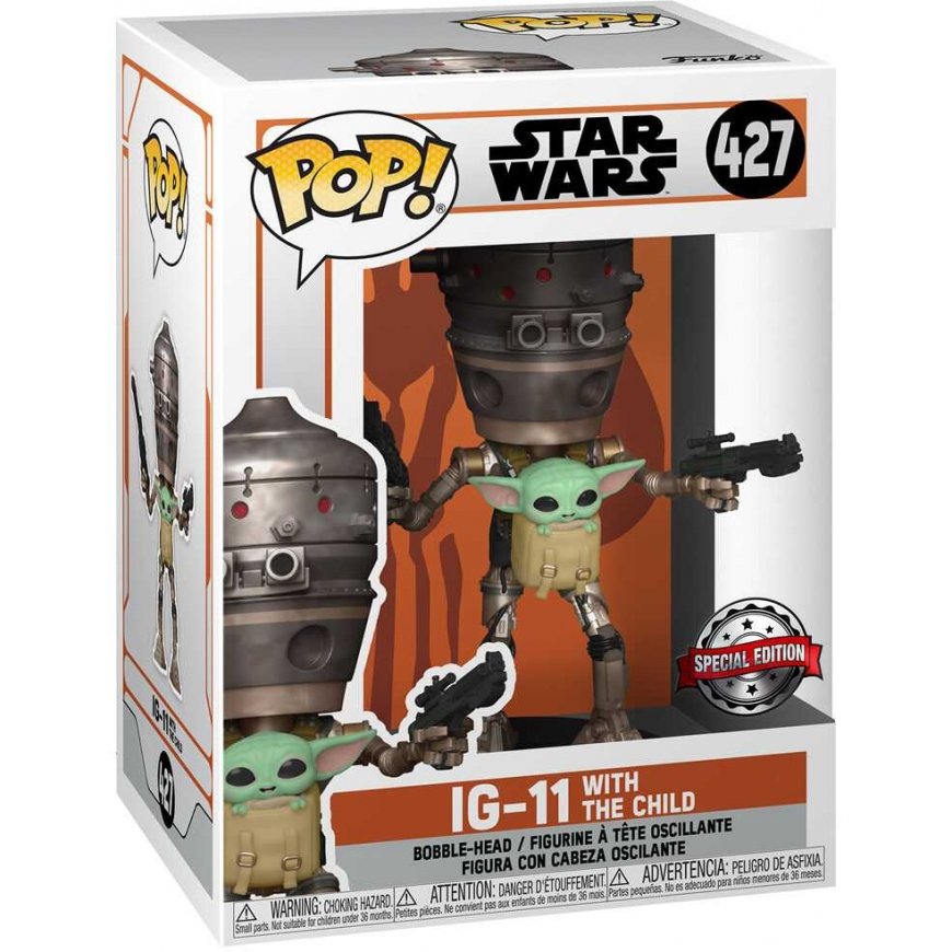 Funko Set -hahmo POP & Tee Star Wars IG-11 lapsen kanssa, eksklusiivinen – 4