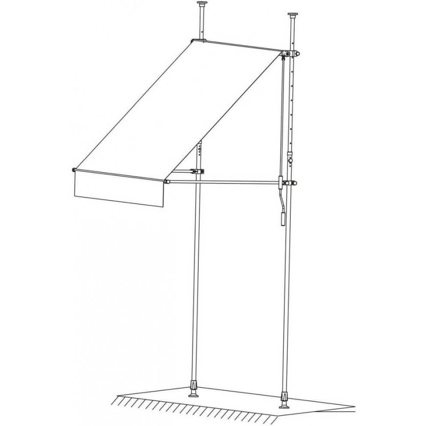 ProGarden Sodo markiis terrassile, rõdule, reguleeritav 250x120cm – 2