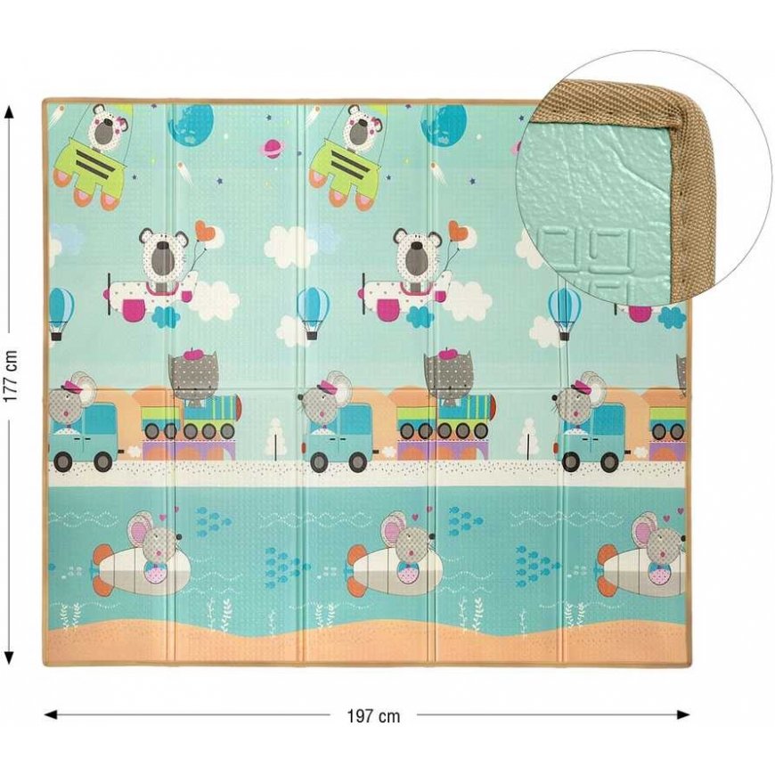 Milly Mally foldable foam mat for playing circus and traveling, T1 – 5
