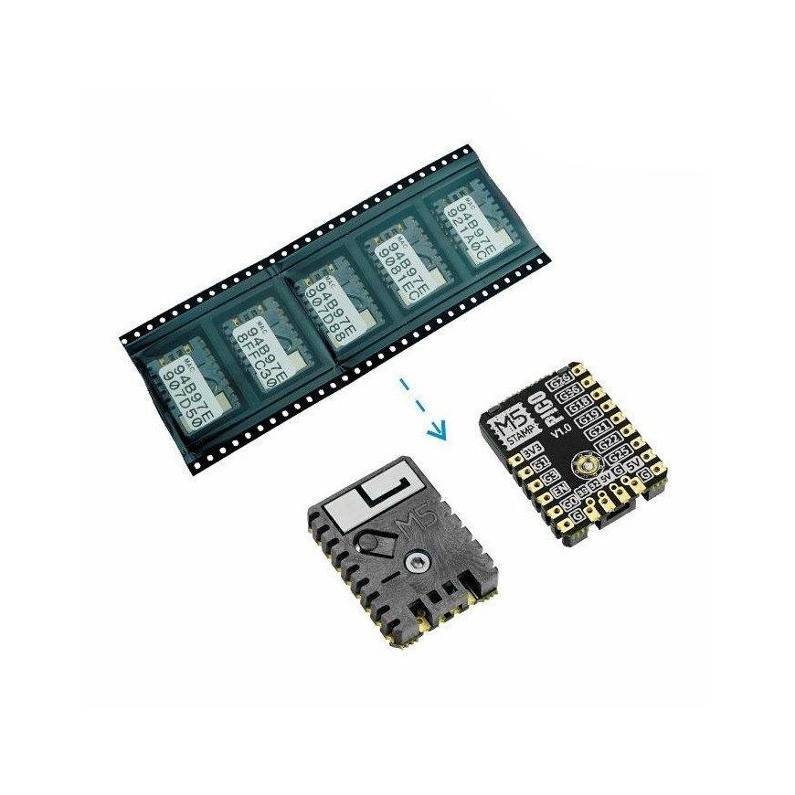 M5Stamp Pico - kūrimo modulis su ESP32-PICO-D4 - 5 vnt - M5Stack – 4