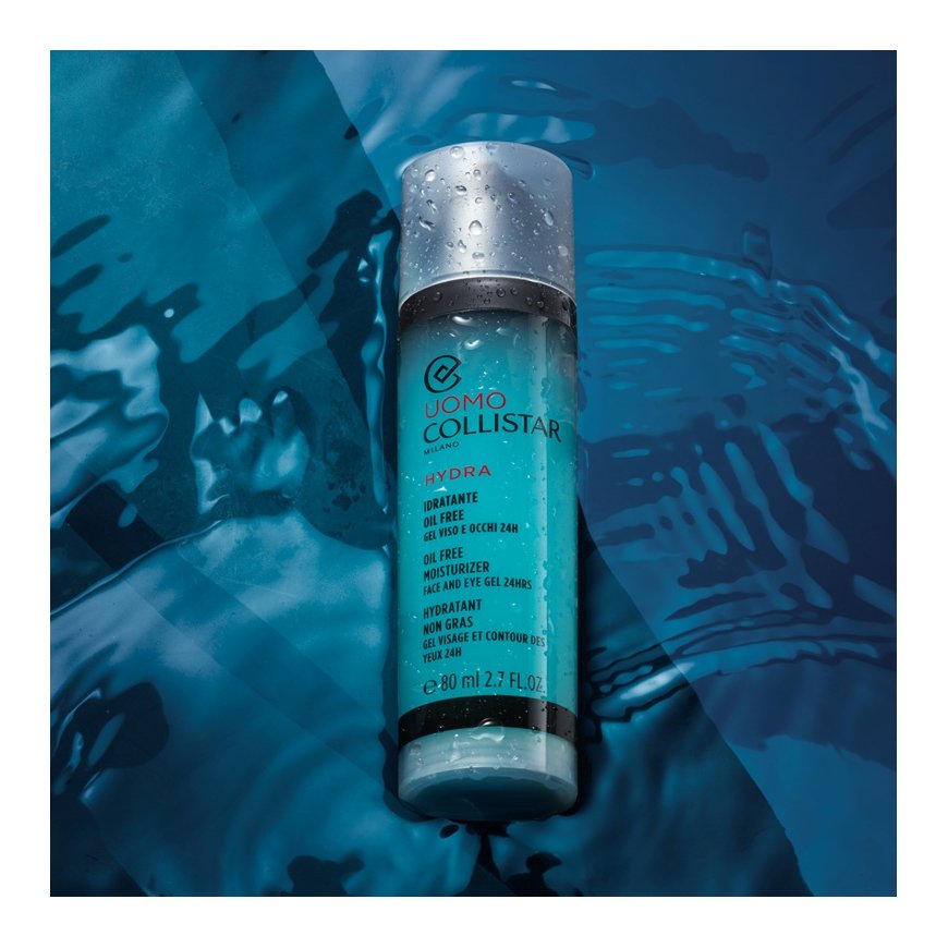 Collistar Uomo Hydra Oil Free Moisturizer veido drėkiklis Vyrams 80 ml Želė – 2