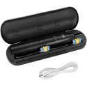 Sonic toothbrush TEESA SONIC 2 black, 5 operating modes, travel case, USB Type C connection