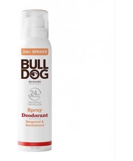 Bulldog dezodorantas purškiklis Bergamot & Sandalmedis (Dezodorantas Purškiklis) 125 ml 125ml dezodorantas