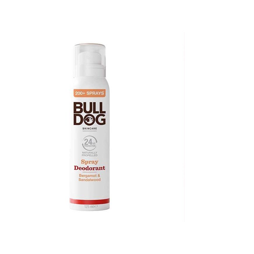 Bulldog Deodorant Spray Bergamot & Sandalwood (Deodorant Spray) 125 ml 125ml deodorant