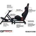 Next Level Racing GTTrack steering pedal stand Next Level Racing GTTrack steering pedal stand