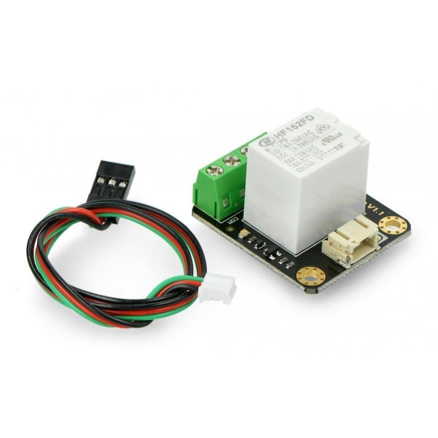 DFRobot Gravity, 1 channel relay, 277 VAC / 16 A contacts, 5 V coil – 4