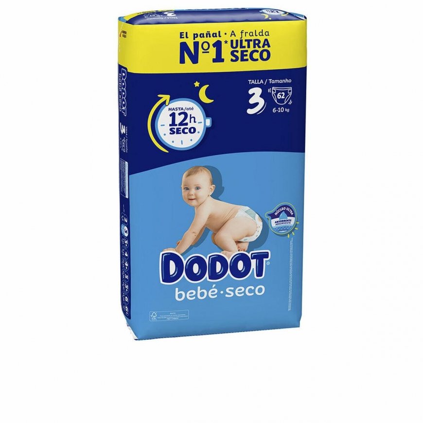 Dodot Diapers 6-10 kg (62 pcs)