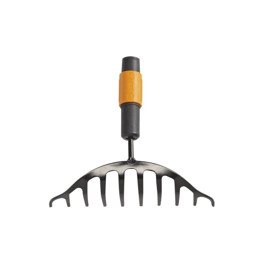 Fiskars QuikFit Dārza grābeklis Melns Tērauds