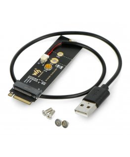 M.2 võtme M kuni A võtme adapter USB konverteerimisega - PCIe seadmetele - Waveshare 20315
