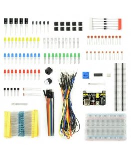 OEM Electronics component kit E24 + breadboard 400 - E24 - 235 elements