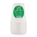 Eko taurės Go Green 350 ml 10 vnt. baltos Eko taurės Go Green 350 ml 10 vnt. baltos