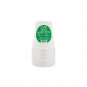 Go Green ekologiset lasit 350ml 10 kpl. valkoinen Go Green ekologiset lasit 350ml 10 kpl. valkoinen
