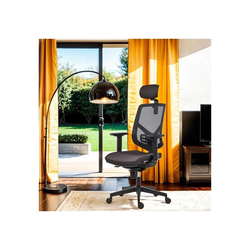 Powerton Biuro kėdė Ergonomiška biuro kėdė Tina, pilka – 2