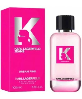 Парфюмированная вода unisex Karl Lagerfeld Jeans Urban Розовая EDP, 100 мл