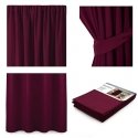 Nakts aizkars AmeliaHome BLACKOUT 140X245 cm, 1 gab., lente/ķīļi, krāsa: bordo Nakts aizkars AmeliaHome BLACKOUT 140X245 cm, 1 gab., lente/ķīļi, krāsa: bordo