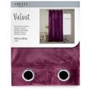 AmeliaHome Užuolaidos VELVET spalva violetinė stiliaus klasikinės sidabrinės kilpelės medžiagos tipas - tekstilė aksomas 140x270 AmeliaHome Užuolaidos VELVET spalva violetinė stiliaus klasikinės sidabrinės kilpelės medžiagos tipas - tekstilė aksomas 140x270