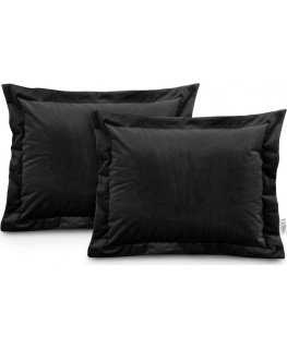 AmeliaHome CUS/AH/VELVET/Juodas/SIDE/50X70*2