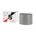 Wall outdoor lamp CILINDER, LED 2x3W, 4000K, IP54, adjustable beam angle, gray, LED line LITE Wall outdoor lamp CILINDER, LED 2x3W, 4000K, IP54, adjustable beam angle, gray, LED line LITE