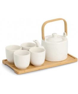 Zeller PIECES Japanese tea set TAVERO, ceramic products, 6 pcs