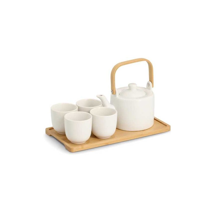 Zeller PIECES Japanese tea set TAVERO, ceramic products, 6 pcs