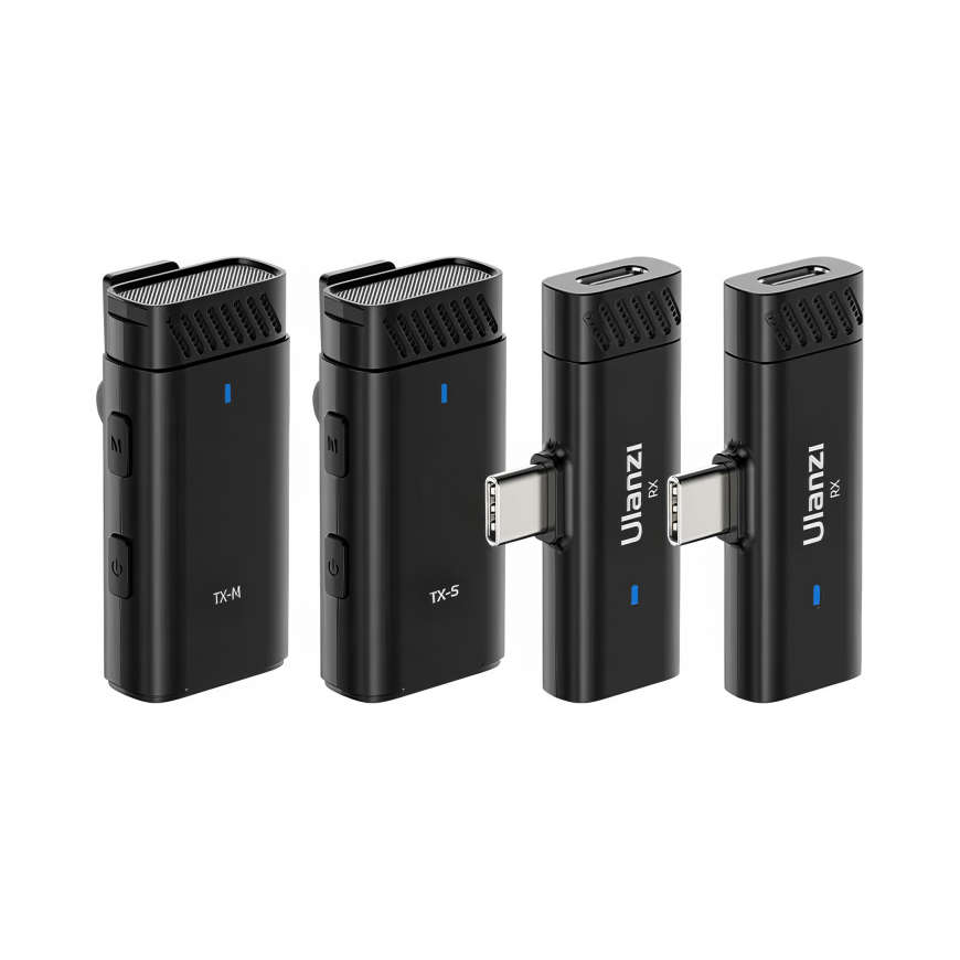 Belaidė prisegama mikrofonide süsteem „Ulanzi HM2301“ – USB-C