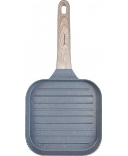 ГРИЛЬ 18 X 18CM МАРМОРНЫЙ KLAUSBERG KB-7811 СЕРЫЙ