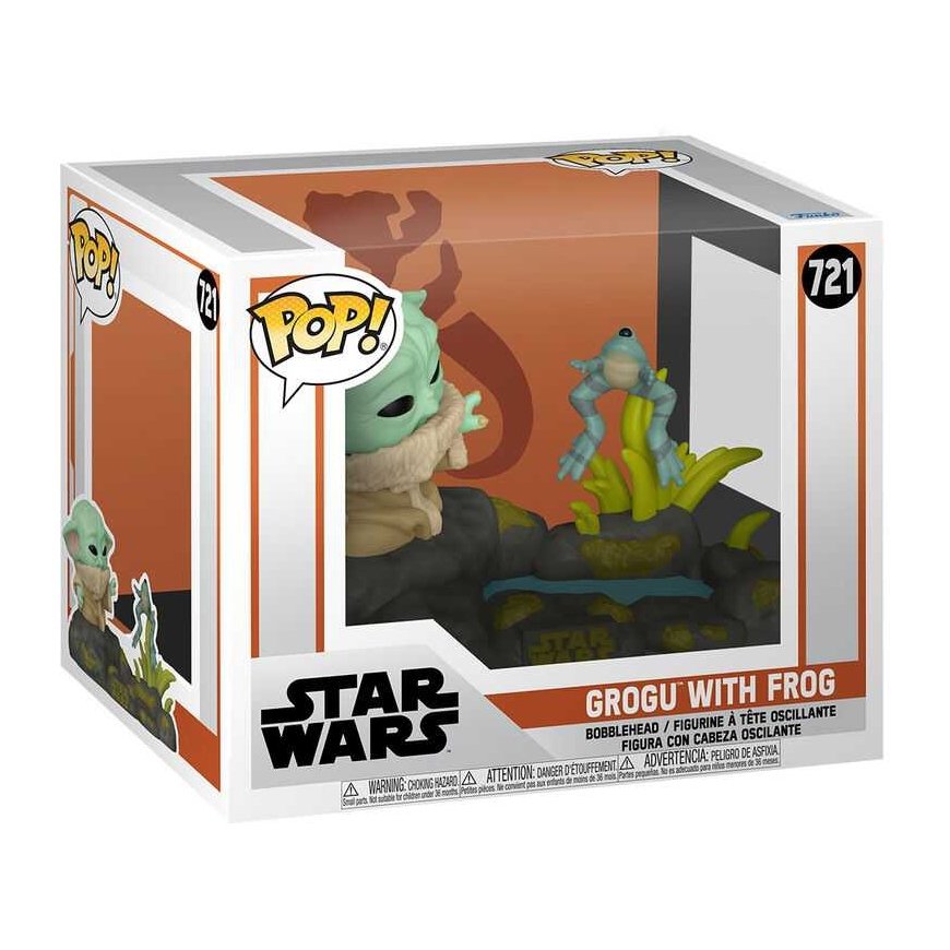 Funko POP figūra Deluxe Star Wars The Mandalorian Grogu su varle
