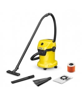 Universaali imuri KARCHER WD 3 V-17/4/35 + suuttimet 17 l 1000 W (1.628-124.0) Musta, Keltainen