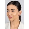 Brilio Silver Nesenstantys silver hoop earrings with zirconia EA1072W
