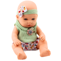 Lean Toys Roheline lilleline kleit peapaela ja lipsuga "Baby Doll" Lean Toys Roheline lilleline kleit peapaela ja lipsuga "Baby Doll"