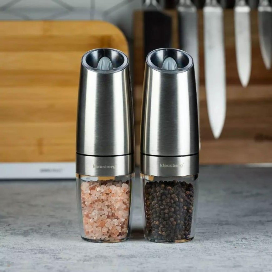 Klausberg Dviejų gravitacinių druskos ir pipirų malūnėlių rinkinys, KB-7575