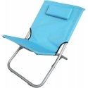January Camp COLLAPSIBLE BEACH CHAIR WITH HEADREST 47X61X58CM BLUE January Camp COLLAPSIBLE BEACH CHAIR WITH HEADREST 47X61X58CM BLUE