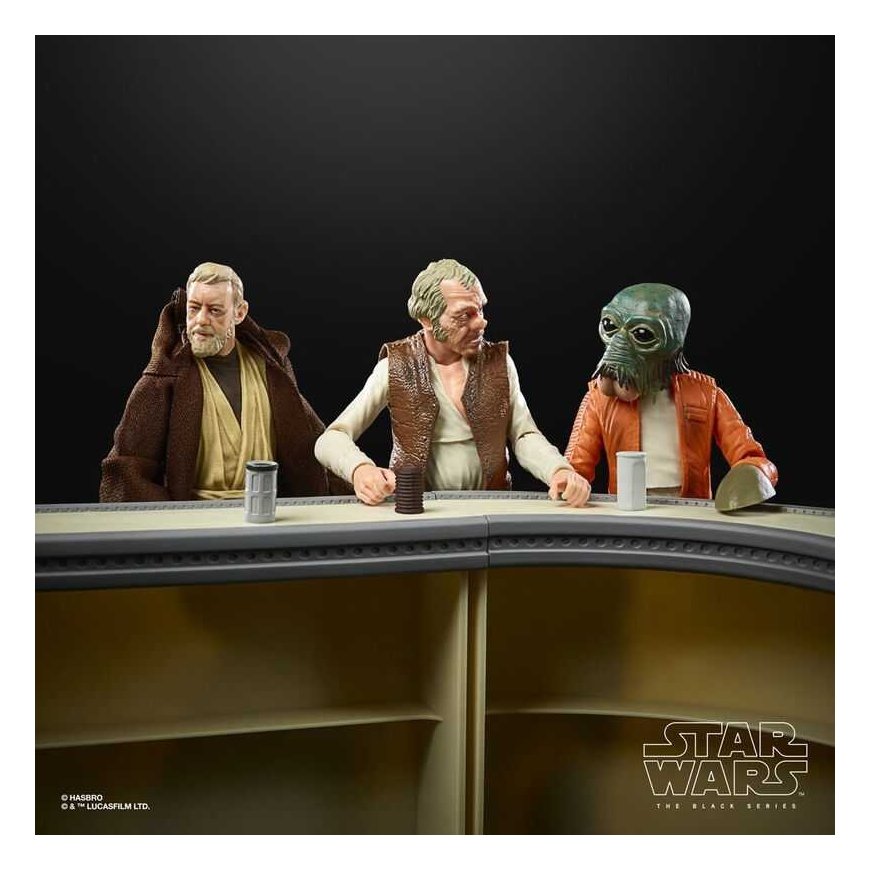Hasbro Star Wars Musta Sarja Voima Voimasta Cantina Showdown -paketin hahmo 15 cm – 2