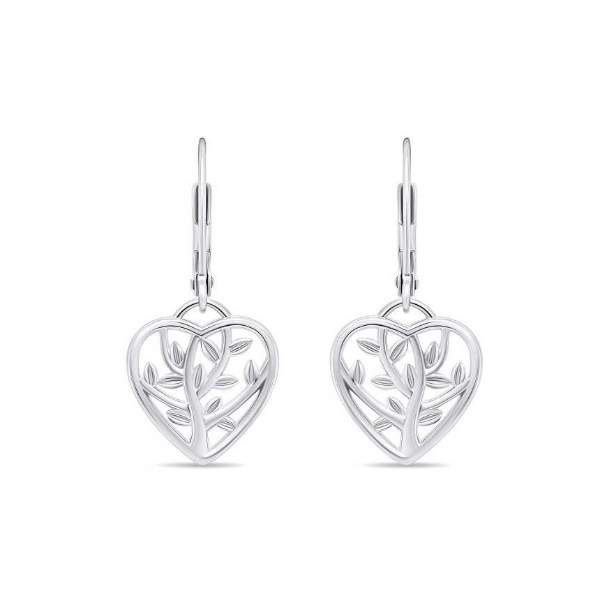 Brilio Silver Charming silver dangling earrings EA702W – 2
