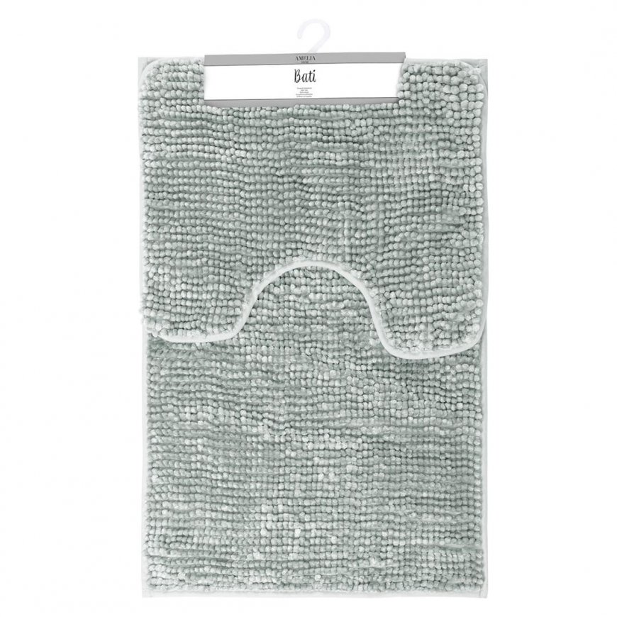 AmeliaHome BATHMAT/AH/BATI/SET/Pilkas/50X80+40X50