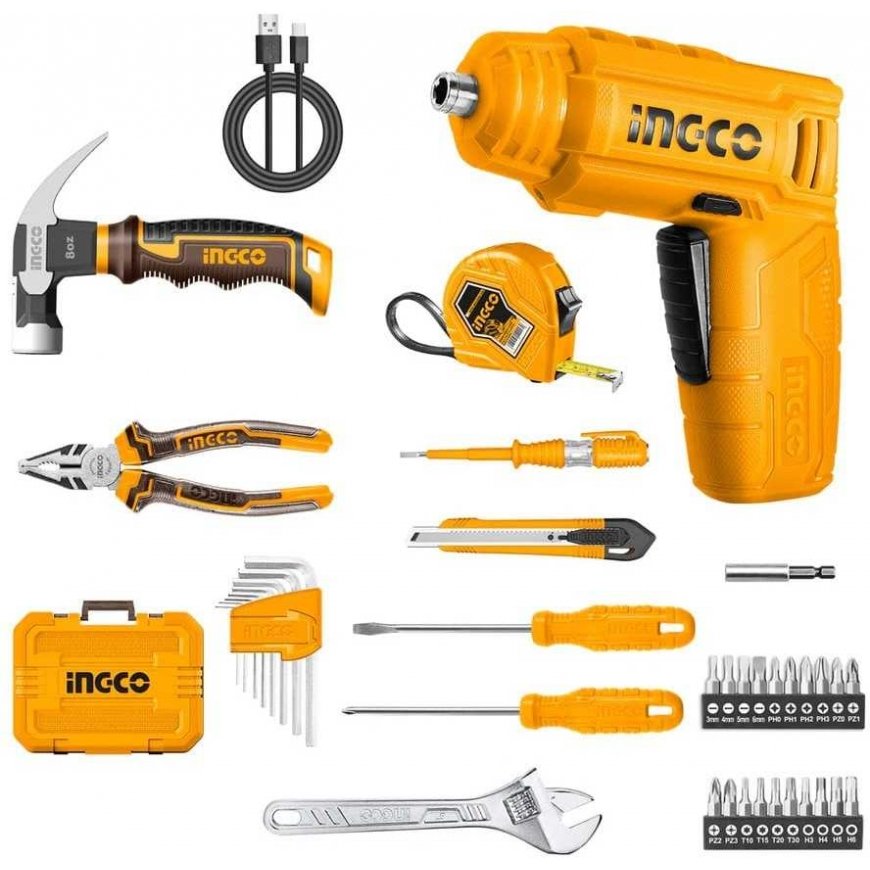 Ingco HKTHP10381 Įrankių rinkinys 38 vnt. dėkle