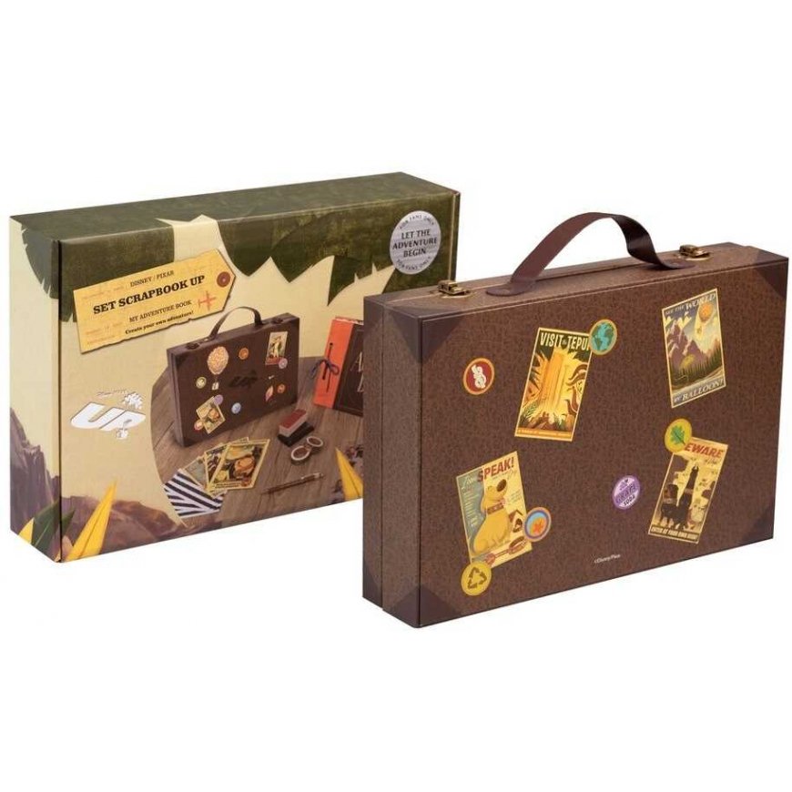 ERIK Disney Pixar UP My Adventure Book Scrapbook Briefcase set – 3