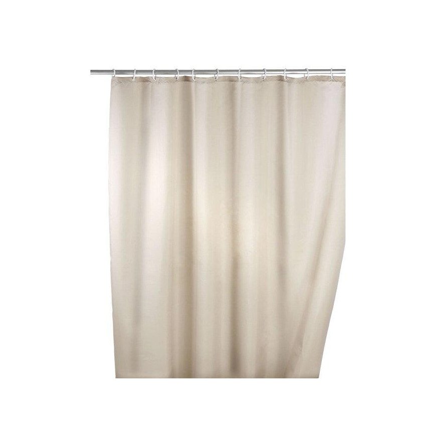 Mold-resistant curtain Wenko solid brownish-yellow, washable, 180 x 200 cm – 2