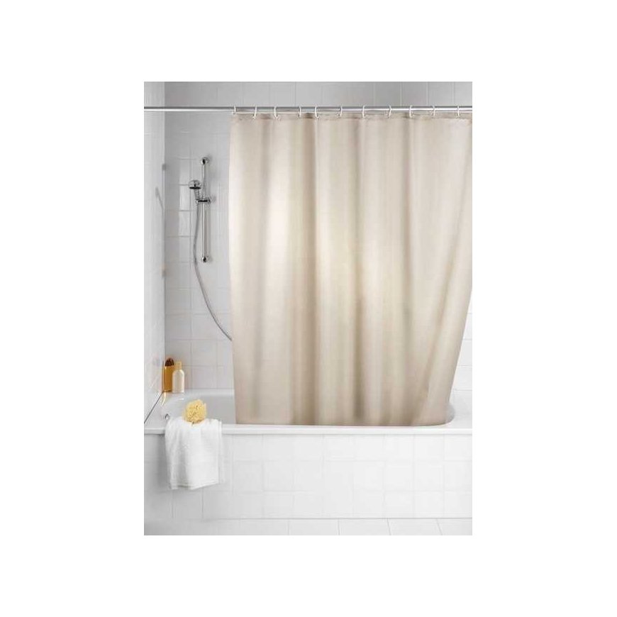 Mold-resistant curtain Wenko solid brownish-yellow, washable, 180 x 200 cm – 3