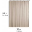Mold-resistant curtain Wenko solid brownish-yellow, washable, 180 x 200 cm Mold-resistant curtain Wenko solid brownish-yellow, washable, 180 x 200 cm