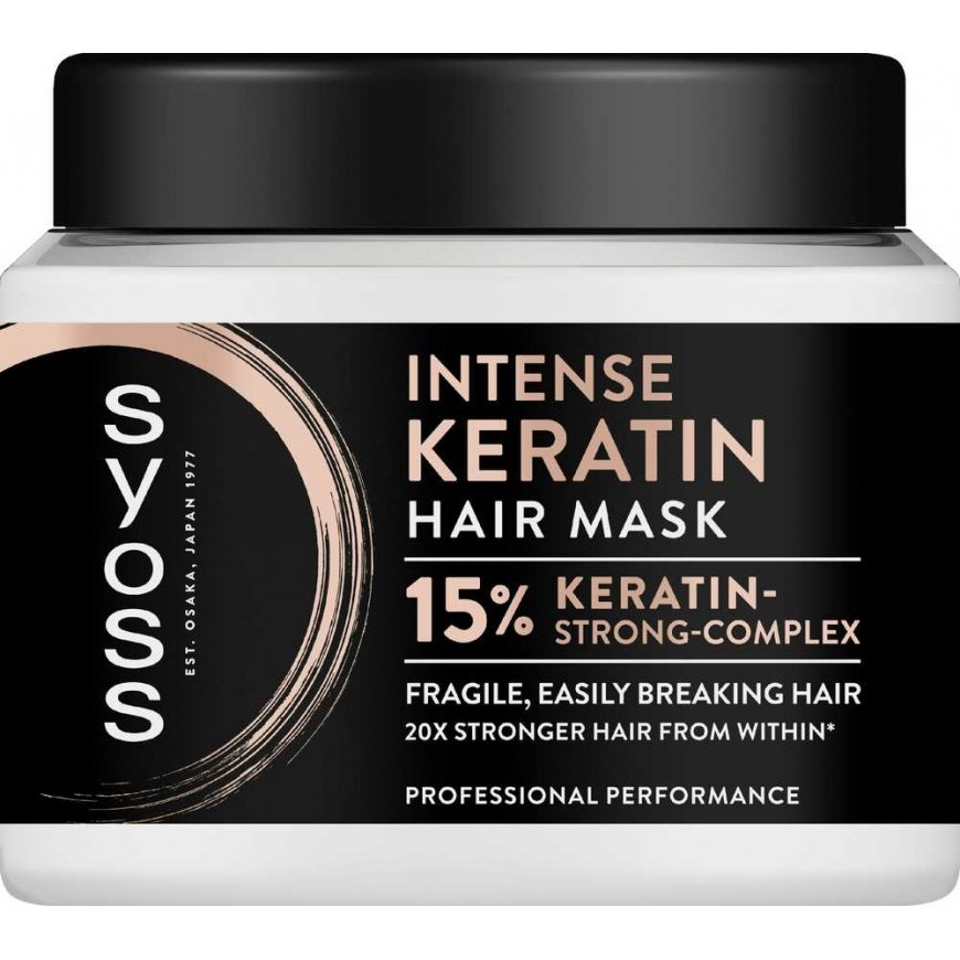 SYOSS intensiivne keratiini mask õrnadele ja murduvatele juustele 400 ml