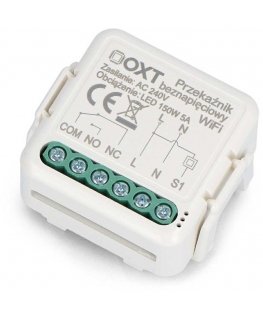 Tuya – viena kanāla mini bezsprieguma relejs – WiFi – Android/iOS lietotne – OXT T210