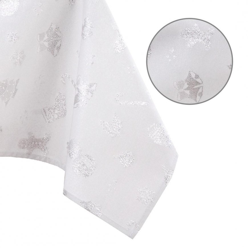 AmeliaHome TCLOTH/AH/ZIEMASSKĀSTS/HMD/Sidabrinis/140X260 – 2