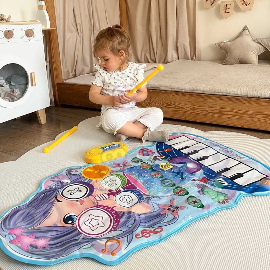WOOPIE musical mat Mermaid 2in1 interactive drums – 4