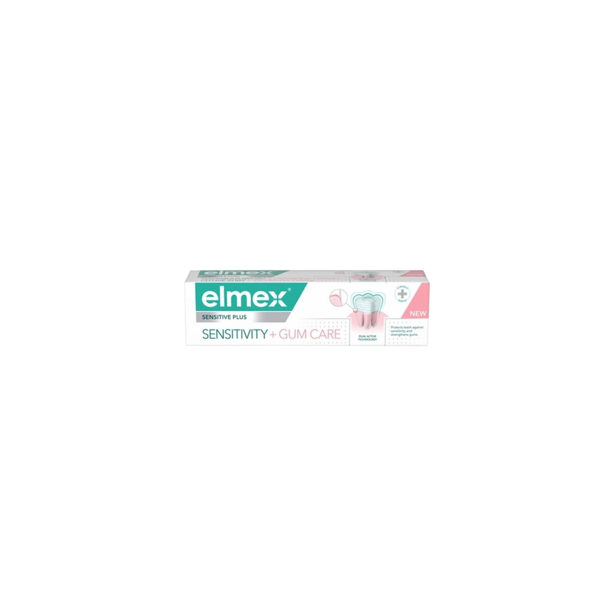 Elmex Toothpaste for sensitive teeth and gums Sensitive Plus Sensitivity + Gum Care 75 ml 75ml sensitive tooth care product
