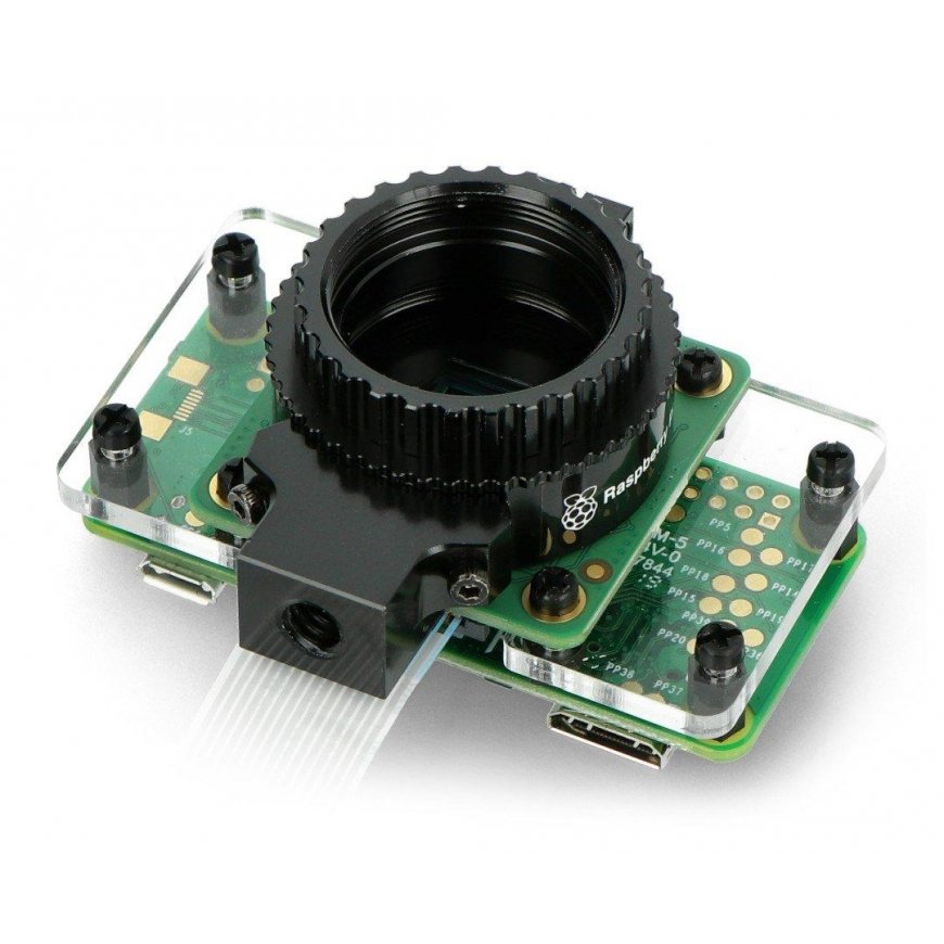 Pihut Tvirtinimo plokštė skirta Raspberry Pi Zero ir HQ kamerai – 2